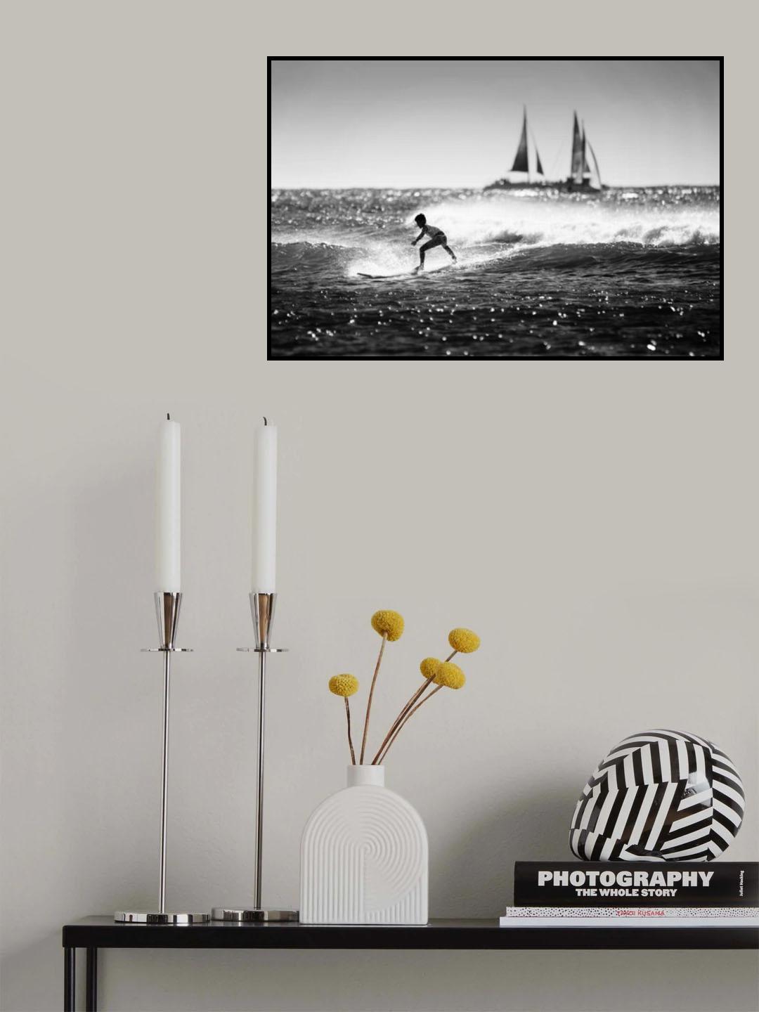 Wind Surfing Poster och Canvastavla