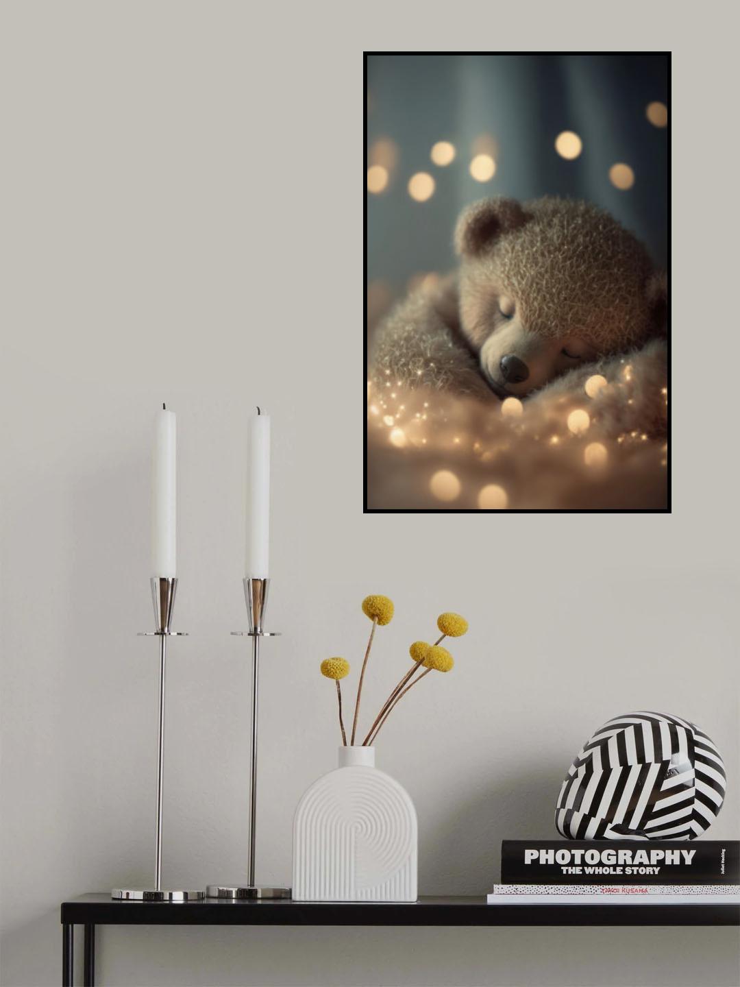 My Sleeping Teddy Poster och Canvastavla
