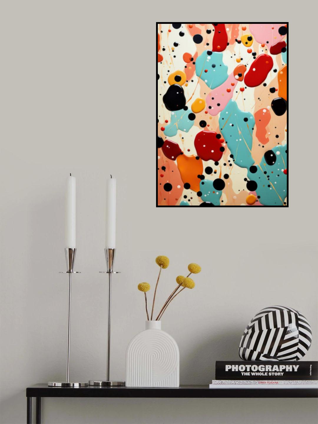 Terrazo pattern art 5 Poster och Canvastavla
