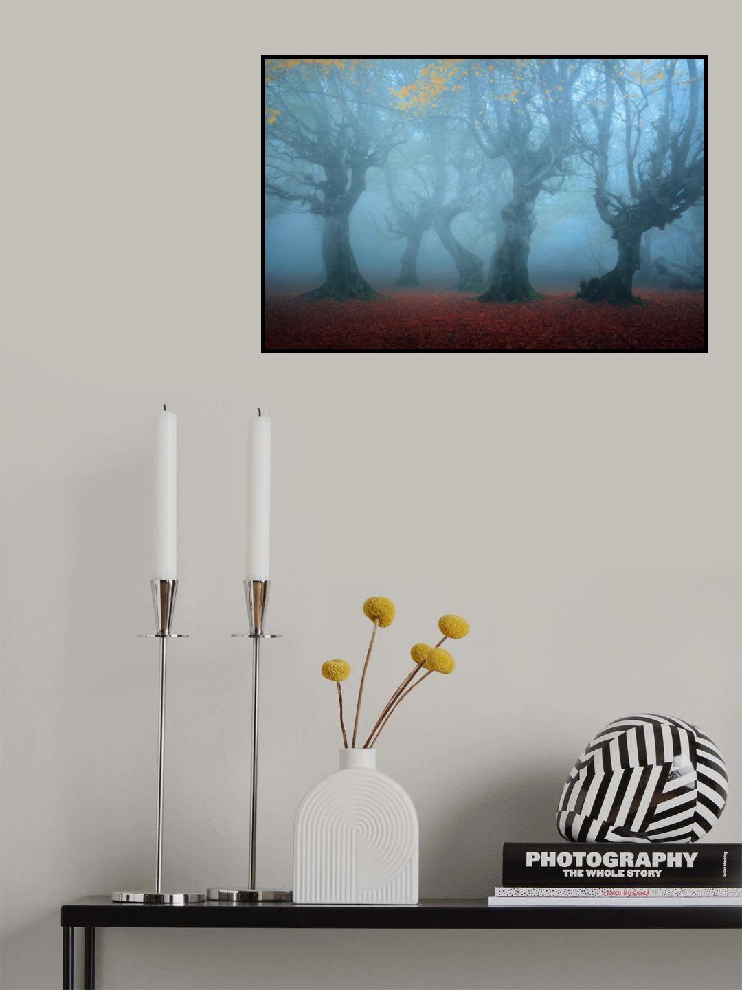 Posing in the Mist Poster och Canvastavla