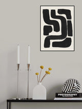 Ink Maze Poster och Canvastavla