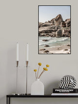 Champagne Beach Poster och Canvastavla