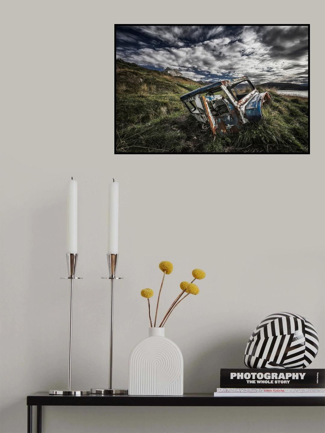 Driving Away Poster och Canvastavla