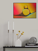 A colorful snowman Poster och Canvastavla