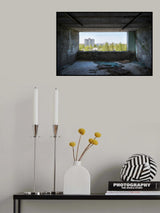 View at Pripyat in Chernobyl Poster och Canvastavla
