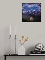 Golden Light and the Tree Alone Poster och Canvastavla