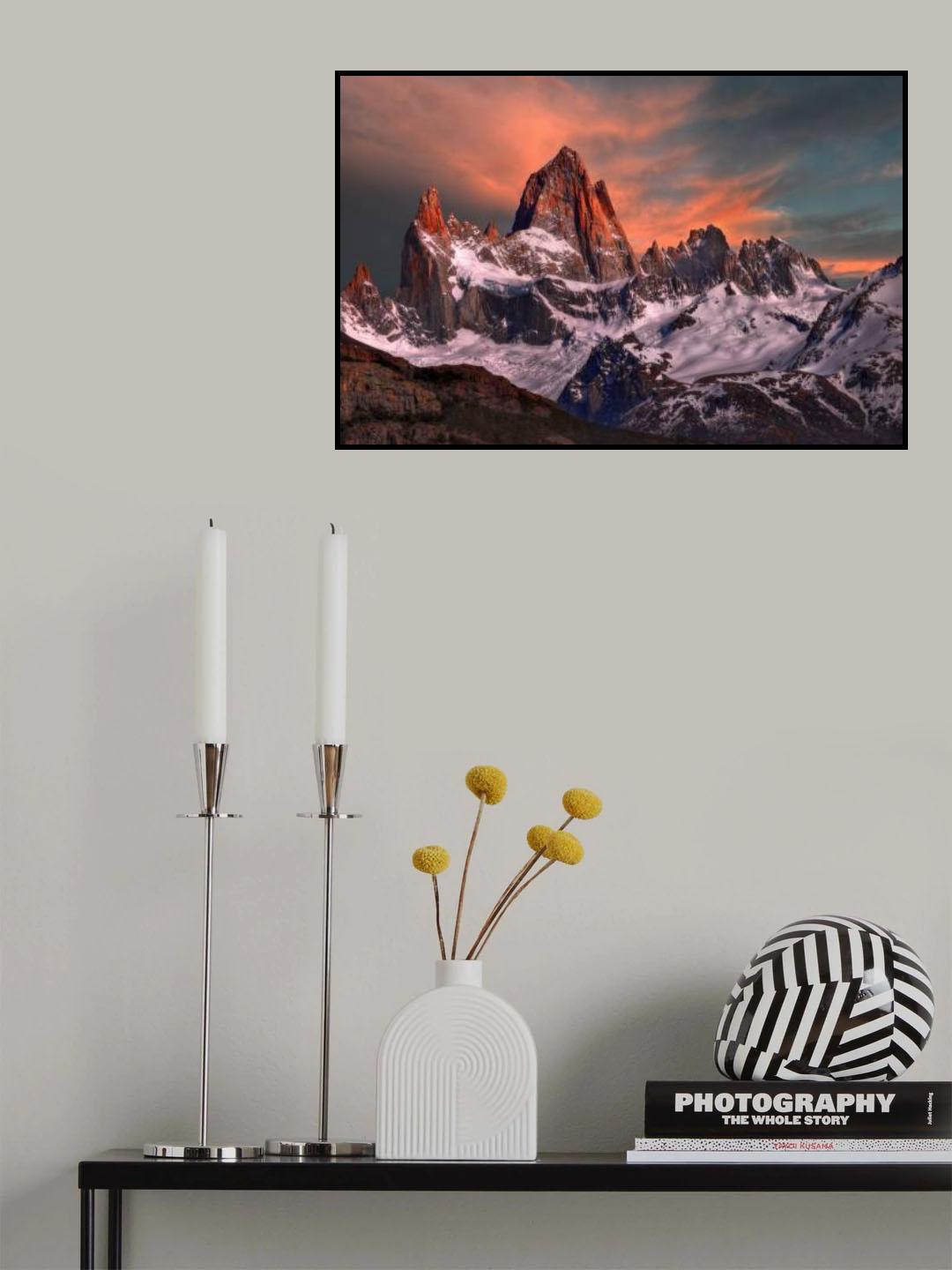 Mt Fitzroy Poster och Canvastavla