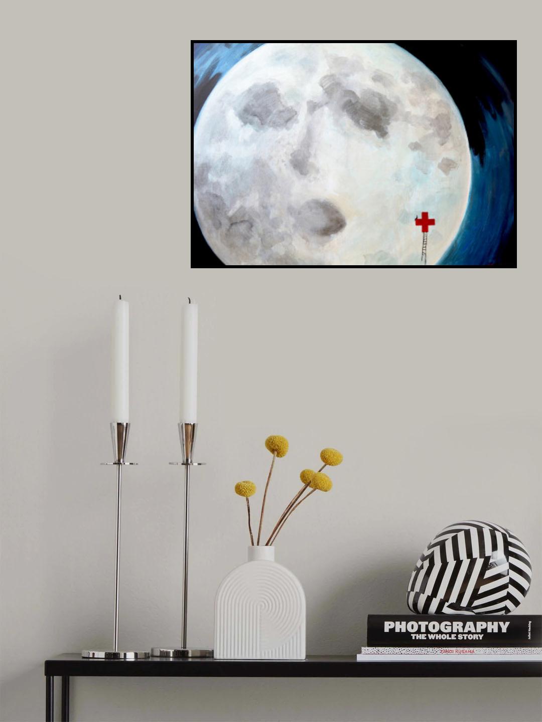 MOON Poster och Canvastavla