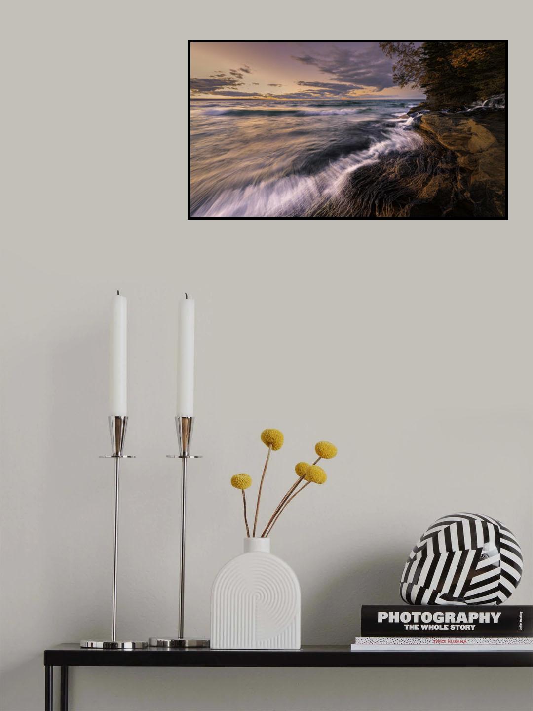 Autumn Water Poster och Canvastavla