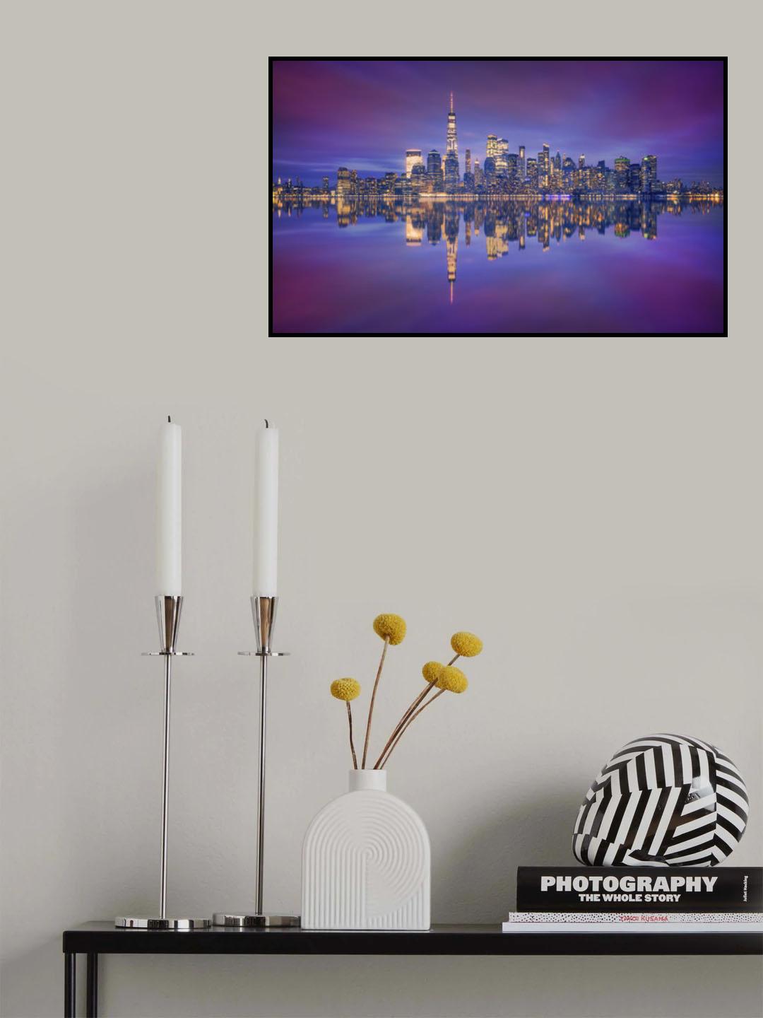 Skyline from NJ Poster och Canvastavla