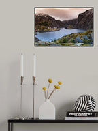 Norwegian Village Poster och Canvastavla