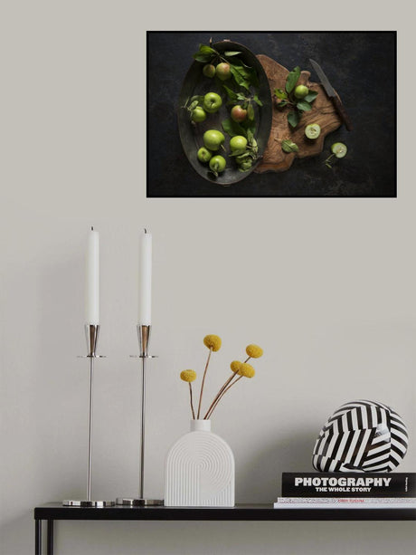 Green apples Poster och Canvastavla