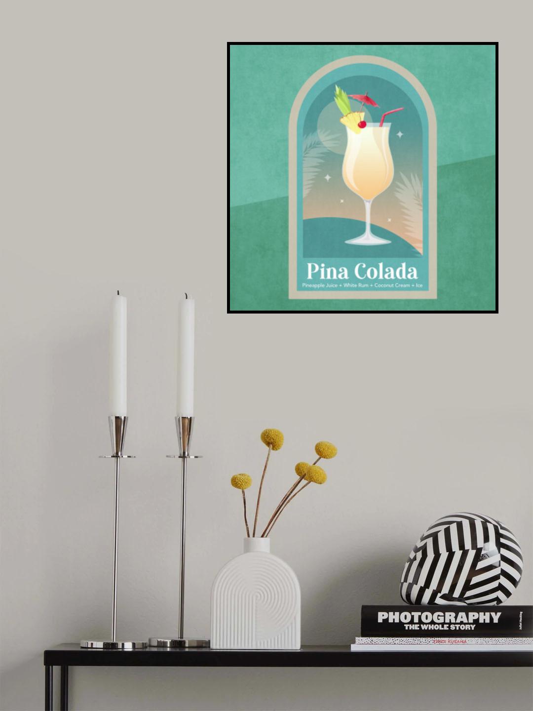 Kokteyl Pina Colada Poster och Canvastavla