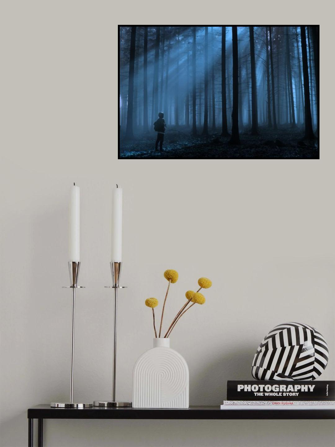 Blue forest Poster och Canvastavla