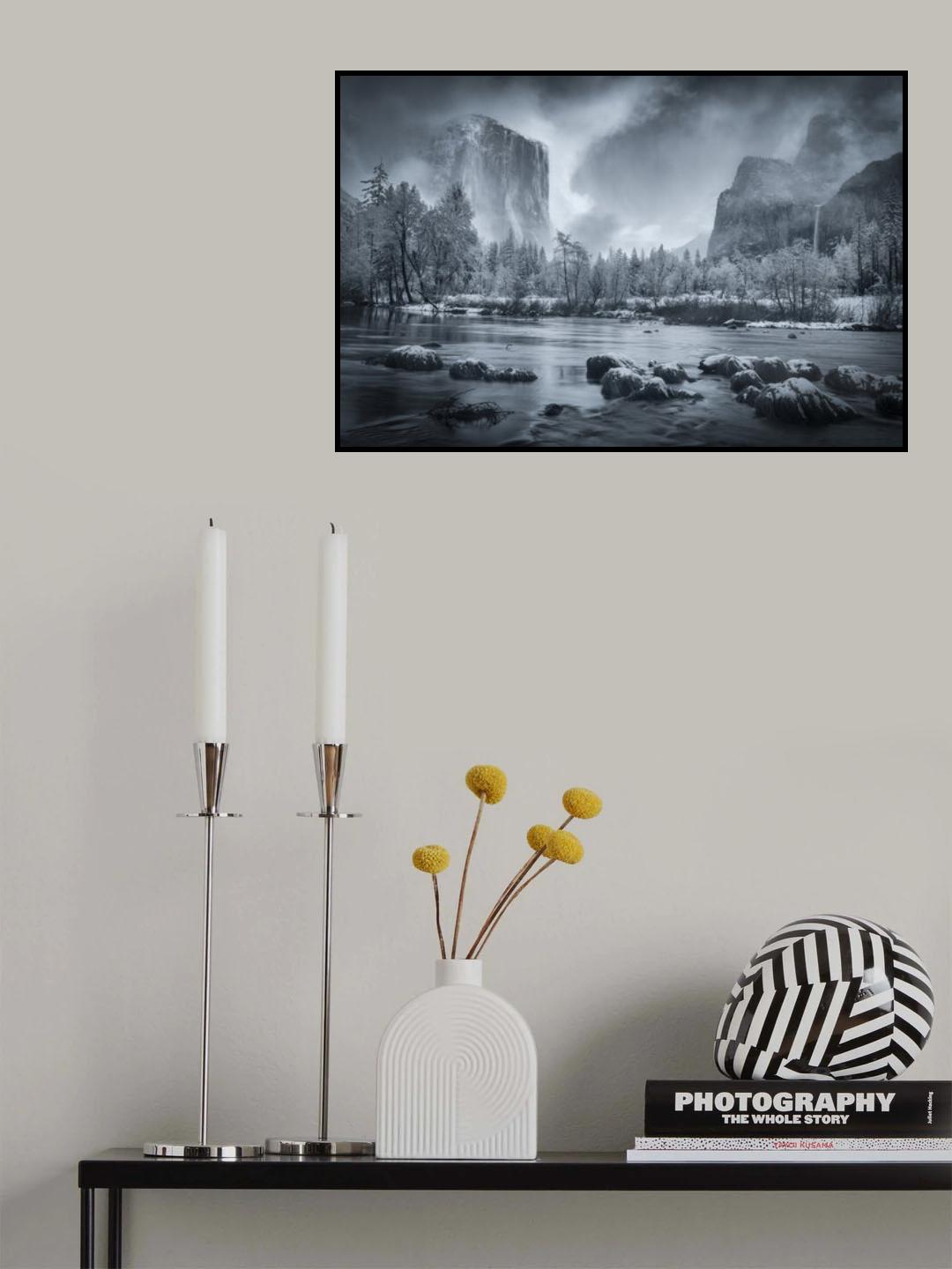 Storm Clearing in Valley View Poster och Canvastavla