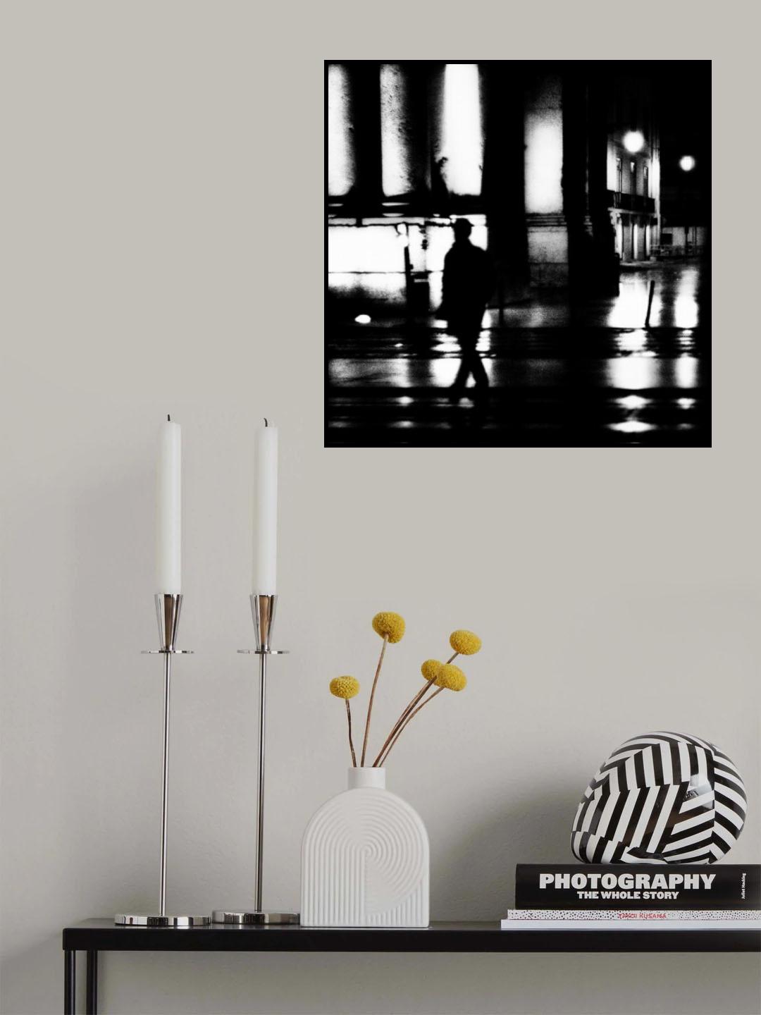 Night Walk Poster och Canvastavla