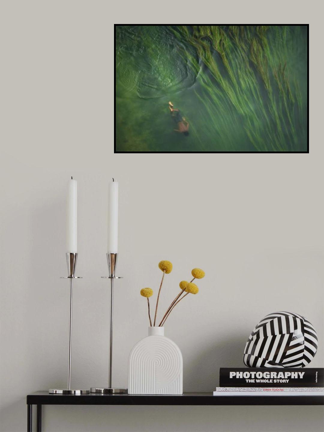 Swimming Deep Poster och Canvastavla