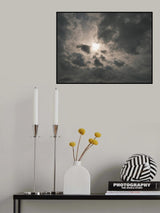 cloudy weather and sky background Poster och Canvastavla