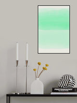 Light Green Watercolor Series #4 Poster och Canvastavla