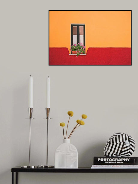window flower Poster och Canvastavla