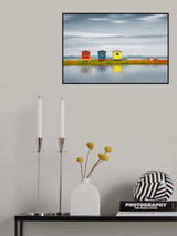 Colorful Sheds Poster och Canvastavla