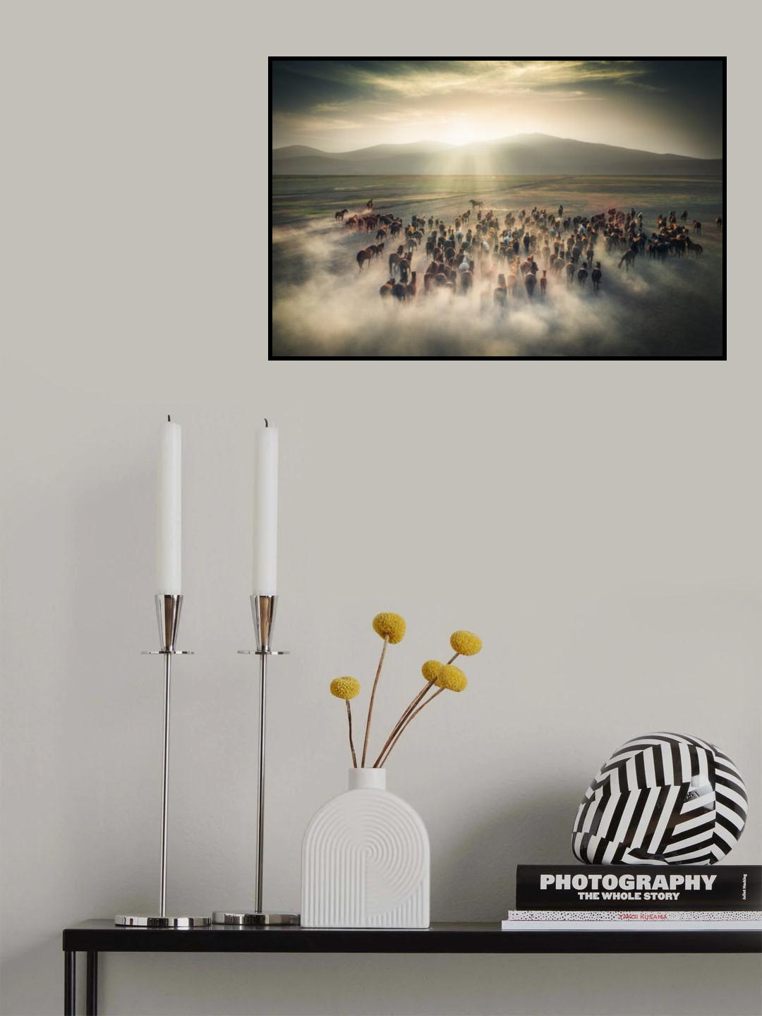 Wild Horses Poster och Canvastavla