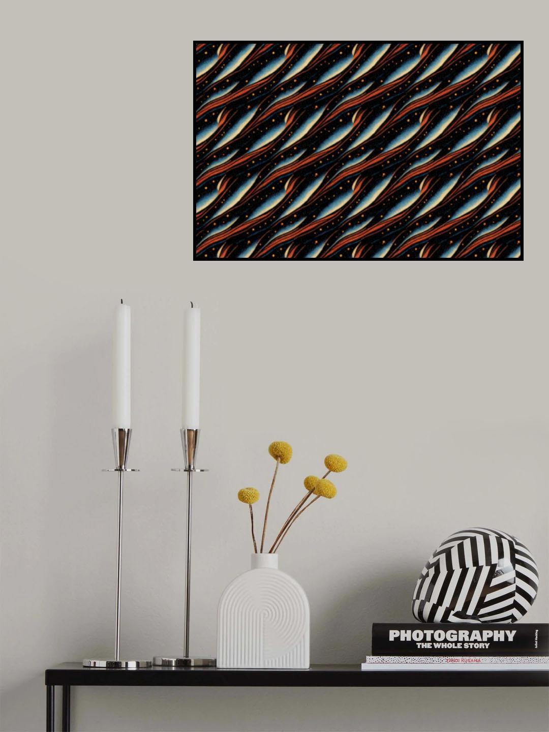 Space Pattern Poster och Canvastavla