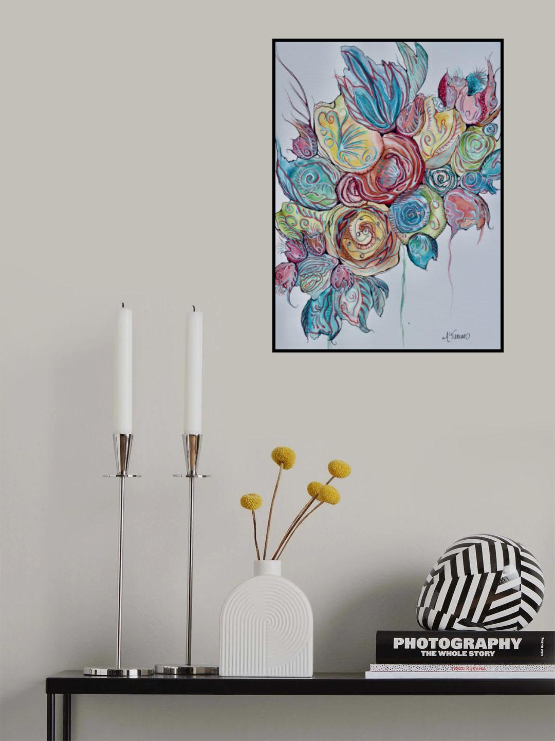 Coastal Blooms Poster och Canvastavla