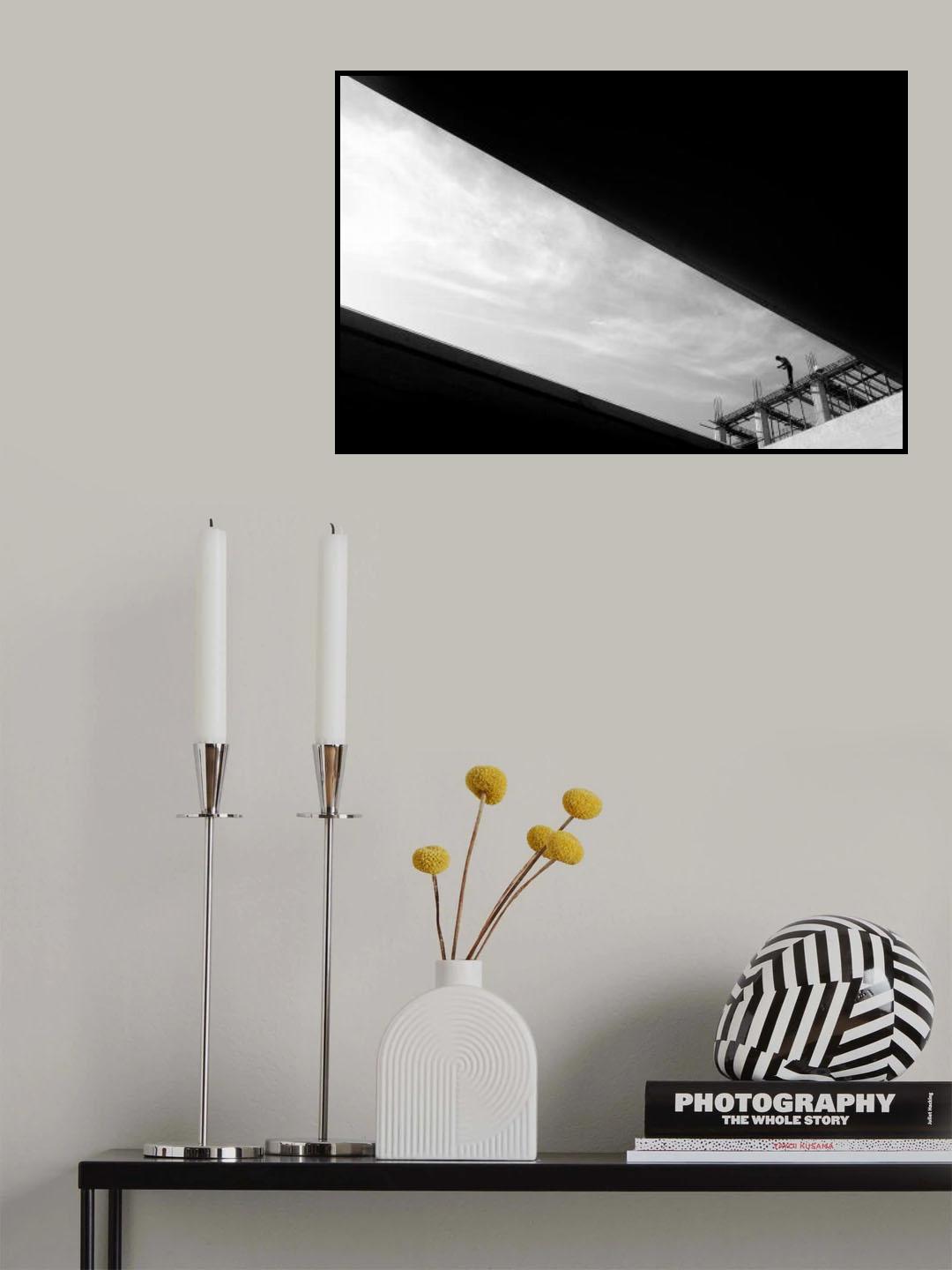 Worker in Sight Poster och Canvastavla