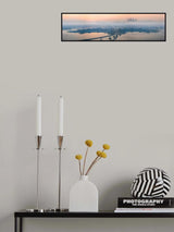City in the morning mist Poster och Canvastavla
