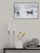 Skijöring Poster och Canvastavla