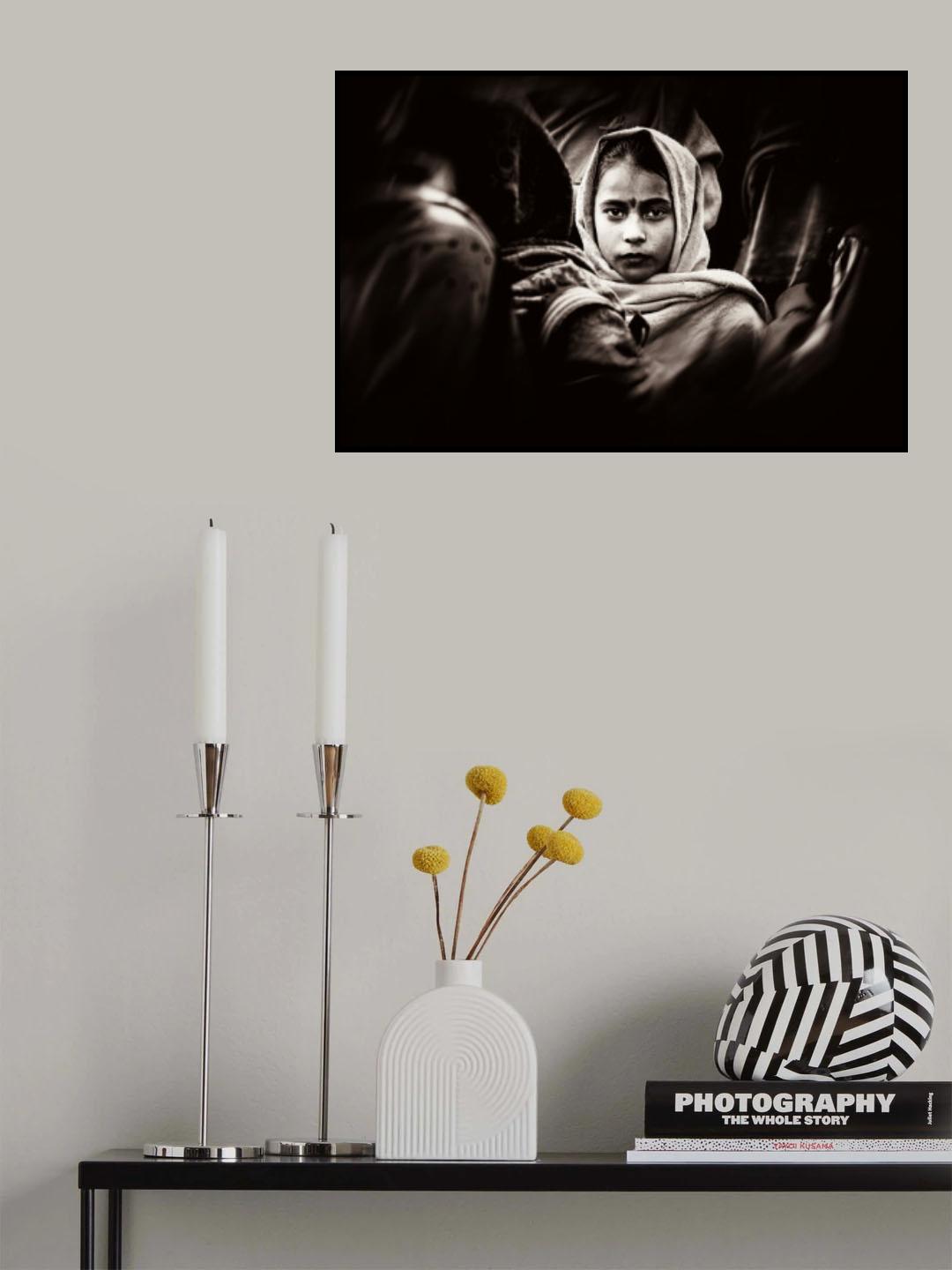 Volti tra la folla Poster och Canvastavla