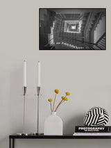 White staricase Poster och Canvastavla
