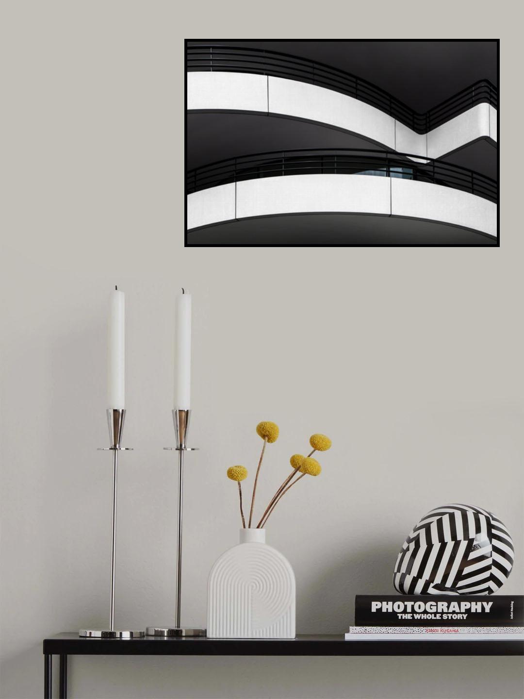 balcony lines Poster och Canvastavla