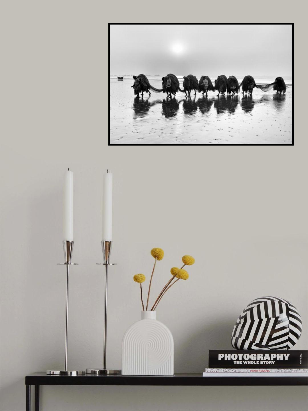 Fishing Work Poster och Canvastavla