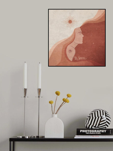 Sun Man Terracotta Soleil Poster och Canvastavla