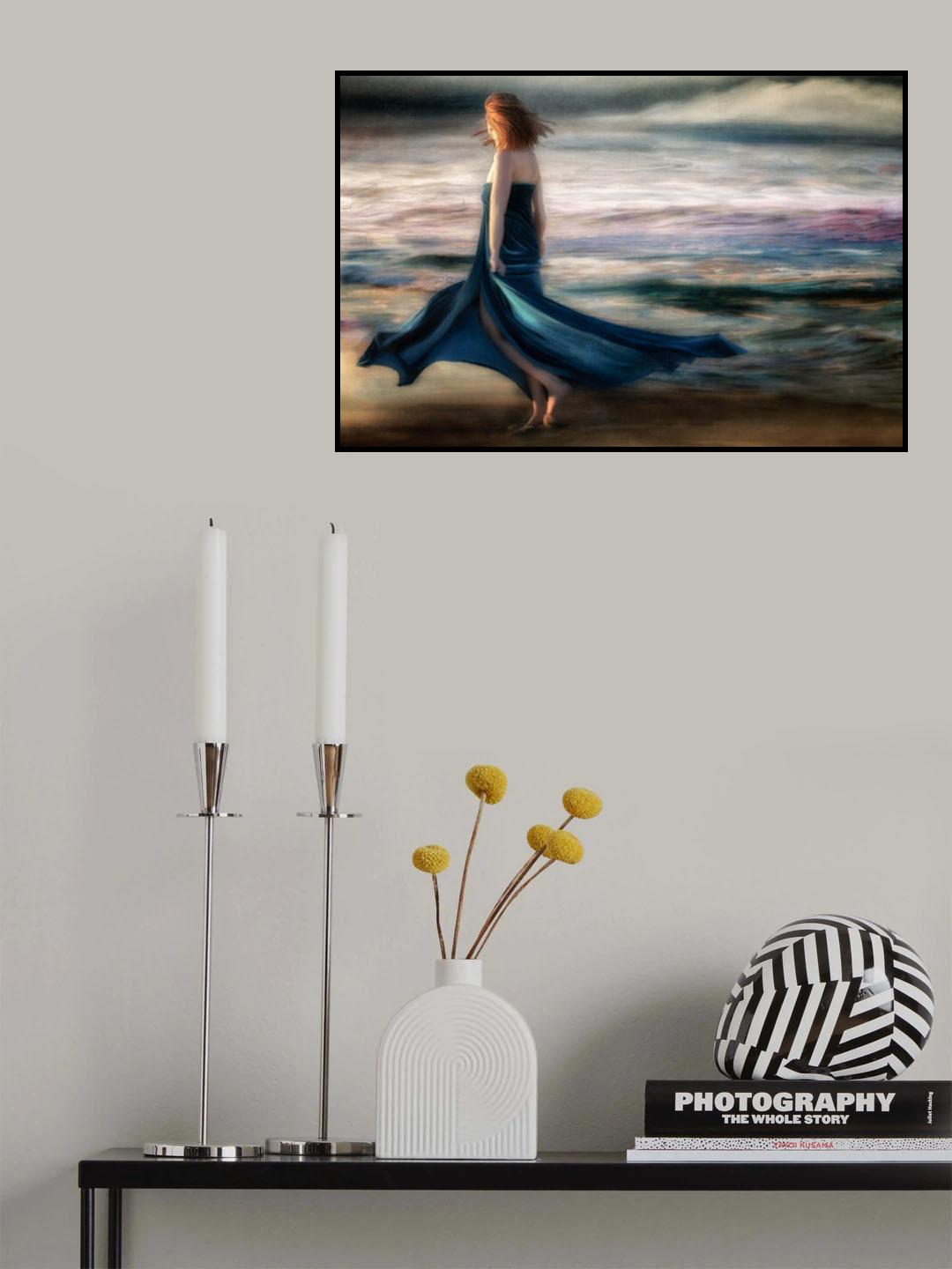 And the tide rushes in and washes my castles away... Poster och Canvastavla