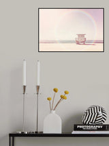 Beach Hut Poster och Canvastavla