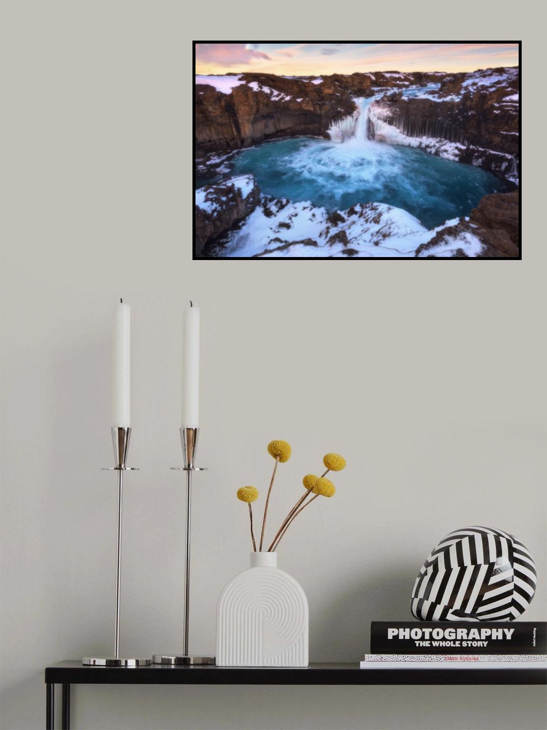 Arctic Whirlpool Poster och Canvastavla