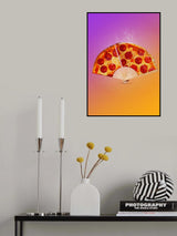 Pizza Fan Poster och Canvastavla