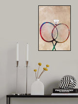 Badminton Sport Art 2 Poster och Canvastavla
