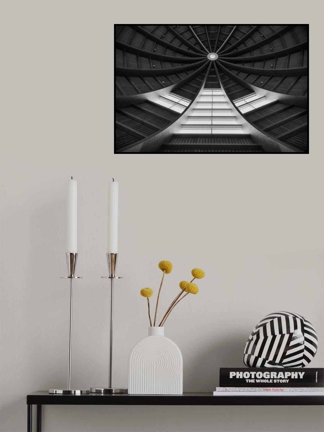 Sun Temple Poster och Canvastavla