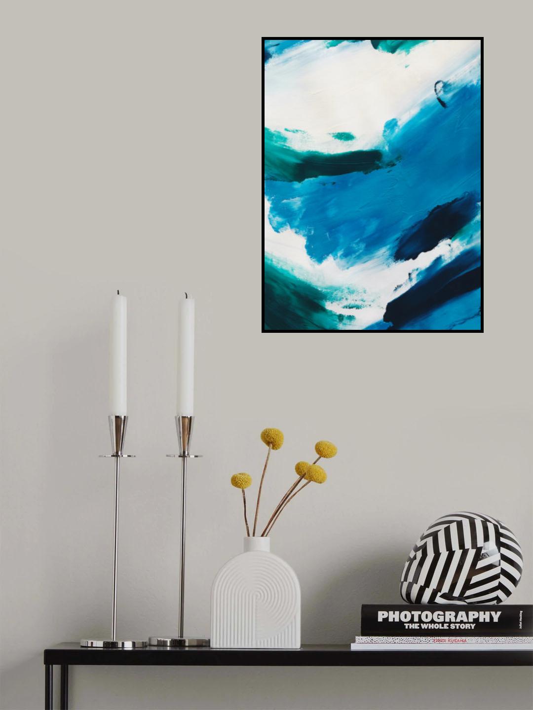 Abstract 34 Poster och Canvastavla