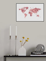 World Map No.2 Poster och Canvastavla
