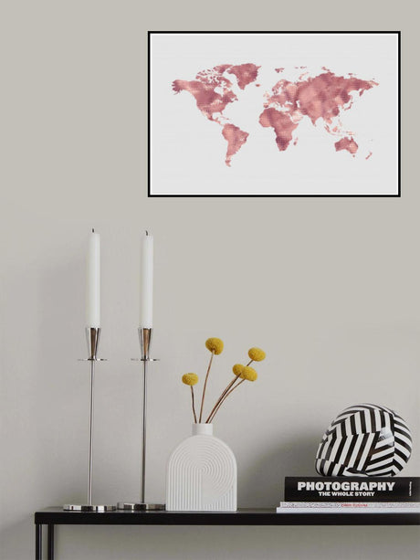 World Map No.2 Poster och Canvastavla