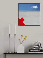 Red sign Poster och Canvastavla