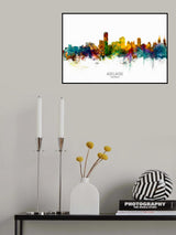 Adelaide Australia Skyline Poster och Canvastavla