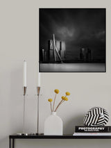The Erasmus bridge Rotterdam the Netherlands Poster och Canvastavla
