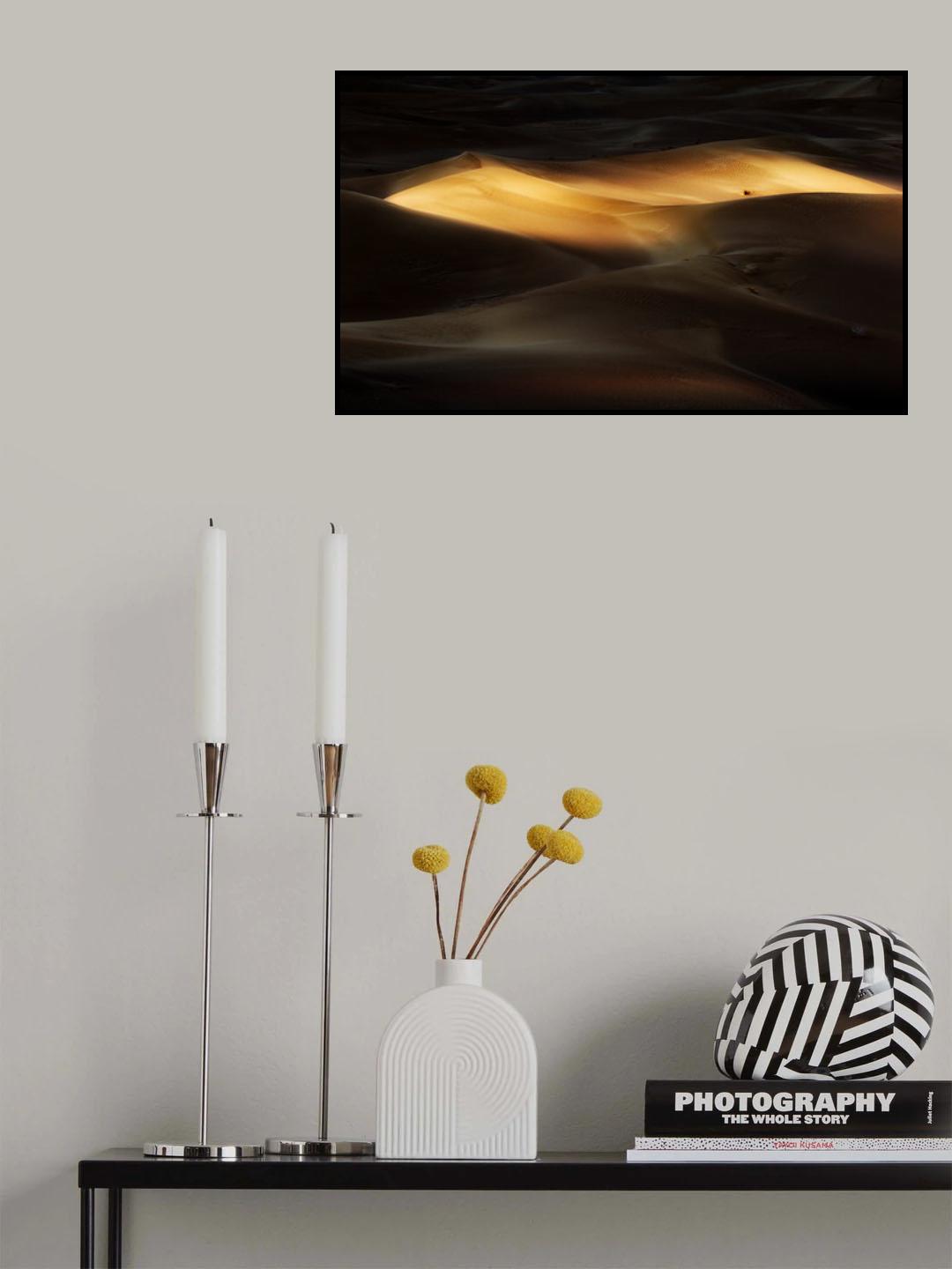 The sun shines through the clouds Poster och Canvastavla
