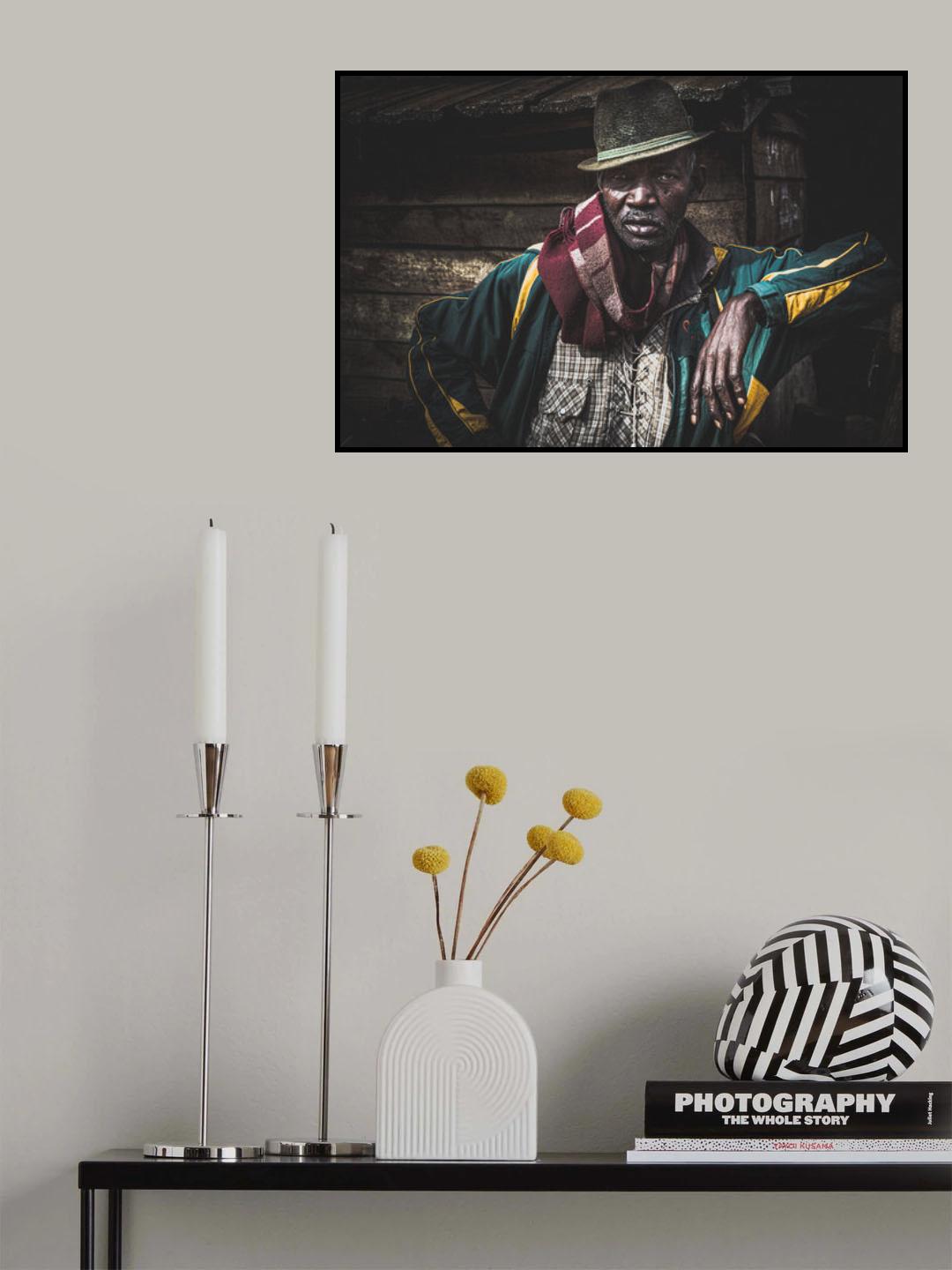 The boss of the village Poster och Canvastavla